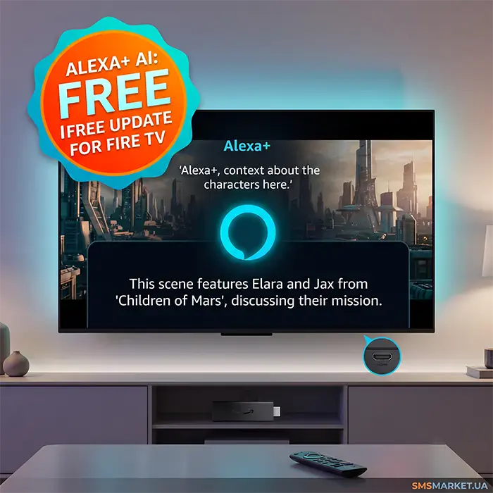 Amazon відкрила безкоштовний доступ до ШІ-асистента Alexa+ на Fire TV: що змінилося
