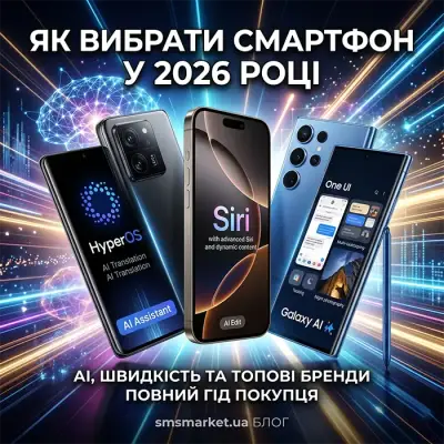 Як вибрати смартфон у 2026 році: Повний гід від А до Я