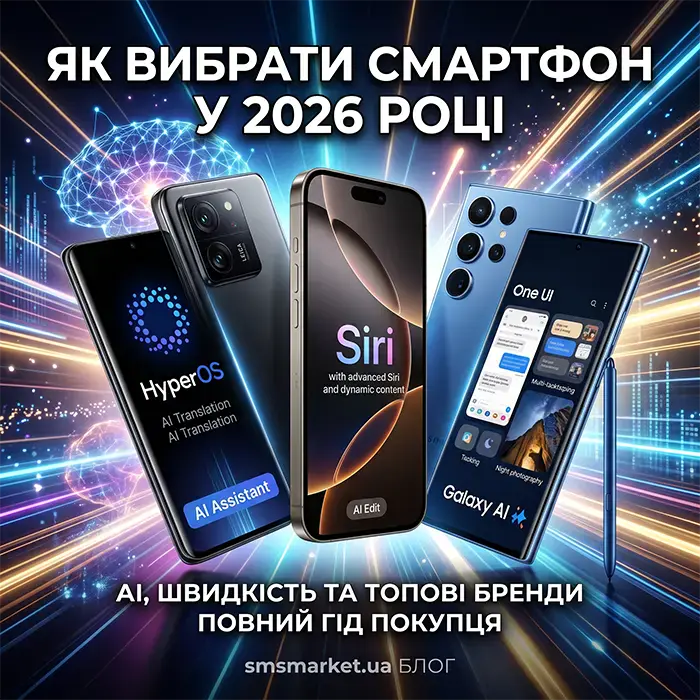 Як вибрати смартфон у 2026 році: Повний гід від А до Я