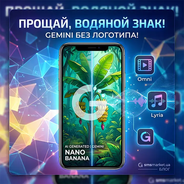 Прощавай, водяний знак: Google дозволила прибирати видимий логотип із генерацій Gemini
