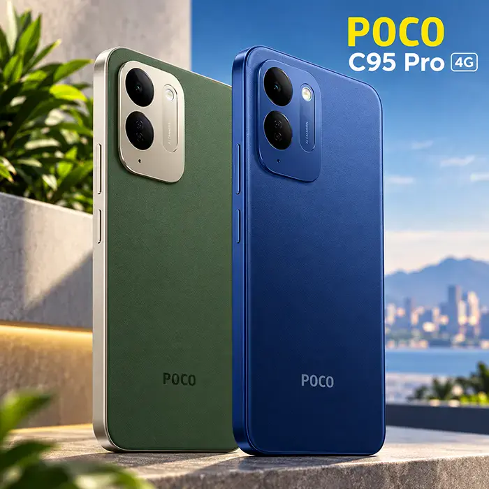 Poco C95 Pro 4G слили в сеть: батарея-монстр на 7500 мАч и экран 6.9 дюймов