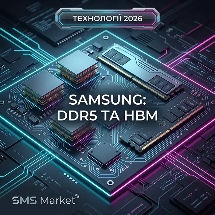Велика рокировка Samsung: чому виробництво DDR5 іде на аутсорс заради ШІ-пам'яті HBM