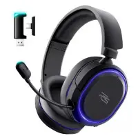 Бездротова ігрова гарнітура PC Proove Gaming Rapture BT Black, Чорні Бездротова ігрова гарнітура PC Proove Gaming Rapture BT Black, Чорні