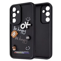Чохол накладка Pretty Things Samsung A556 (A55 5G) Чорна/Ok Чохол накладка Pretty Things Samsung A556 (A55 5G) Чорна/Ok
