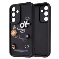 Чехол накладка Pretty Things Samsung A556 (A55 5G) Черная/Ok