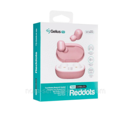 Беспроводные наушники Gelius Pro Reddots TWS Earbuds GP-TWS010 Pink, розовый