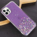 Чехол накладка Star Glitter iPhone 12/12 Pro Сиреневая