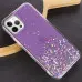 Чехол накладка Star Glitter iPhone 12/12 Pro Сиреневая