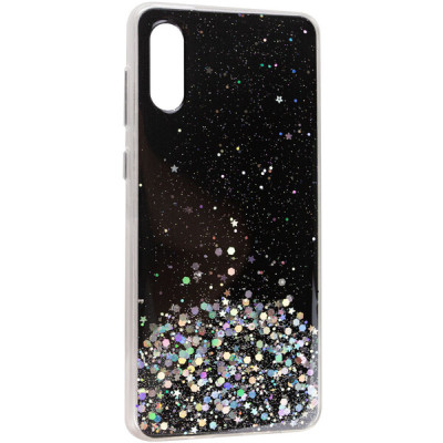 Накладка Star Glitter Samsung A022 (A02) Черная