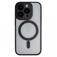 Чехол накладка Protective Camera Clear iPhone 15 Pro Max Черная