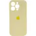 Чехол накладка HC iPhone 15 Pro Желтая (Mellow Yellow) Full