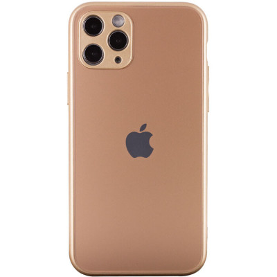 Чехол накладка Full Frosted iPhone 11 Pro Max Золотая