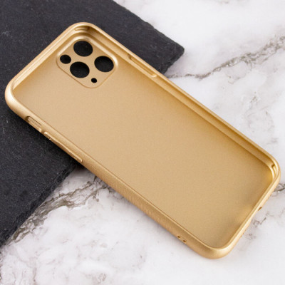 Чехол накладка Full Frosted iPhone 11 Pro Max Золотая