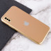 Чехол накладка Full Frosted iPhone X Золотая