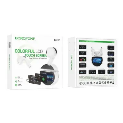 Беспроводные наушники BW87 with touch screen белый Беспроводные наушники BW87 with touch screen белый