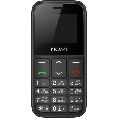 Мобильный телефон Nomi i1870 Black, черный