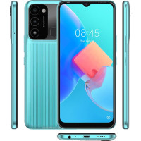 Смартфон Tecno Spark Go 2022 (KG5m) 2/32GB NFC Turquoise Cyan, зелений Смартфон Tecno Spark Go 2022 (KG5m) 2/32GB NFC Turquoise Cyan, зелений