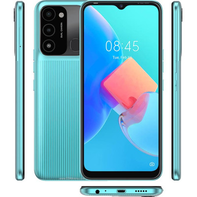 Смартфон Tecno Spark Go 2022 (KG5m) 2/32GB NFC Turquoise Cyan, зелений