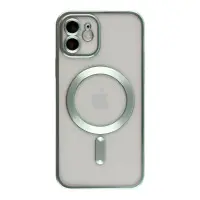 Чохол Накладка Metal Matte MagSafe iPhone 11 Зелена Чохол Накладка Metal Matte MagSafe iPhone 11 Зелена