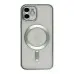Чохол Накладка Metal Matte MagSafe iPhone 11 Зелена