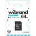 Micro SD 64Gb Wibrand Class10 (Adapter SD) Micro SD 64Gb Wibrand Class10 (Adapter SD)