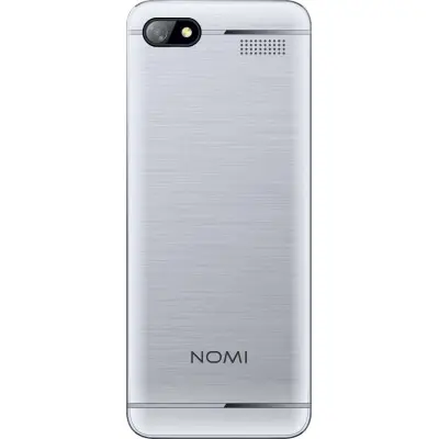 Кнопочный телефон Nomi i2411 Silver, серый