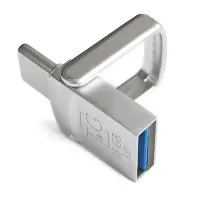 Флеш пам'ять USB 128Gb T&G 104 Type-C to USB 3.0 Срібний Флеш пам'ять USB 128Gb T&G 104 Type-C to USB 3.0 Срібний