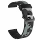 Ремешок Amazfit Bip Силікон Принт Камуфляж Черно-серый