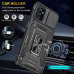 Чехол накладка Camshield Army Ring Samsung A346 (A34 5G) Черная