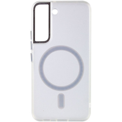 Чехол накладка Lyon Frosted MagSafe Samsung  S901 (S22) Белая