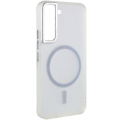 Чехол накладка Lyon Frosted MagSafe Samsung  S901 (S22) Белая