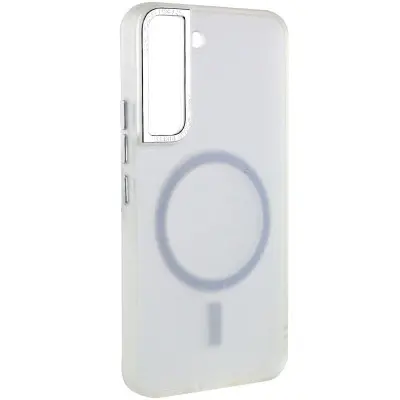 Чехол накладка Lyon Frosted MagSafe Samsung  S901 (S22) Белая