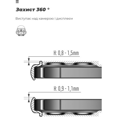 Чохол накладка Armorstandart ICON Motorola G24 Power Чорна