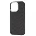 Чехол накладка Carbon MagSafe iPhone 14 Pro Max Чорна