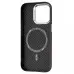 Чехол накладка Carbon MagSafe iPhone 14 Pro Max Чорна