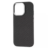Чехол накладка Carbon MagSafe iPhone 14 Чорна