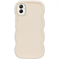 Чехол Накладка Ripple Samsung A065 (A06) Белая (Antique white)