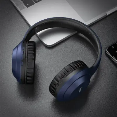 Беспроводные наушники Hoco W30 Blue, Синие