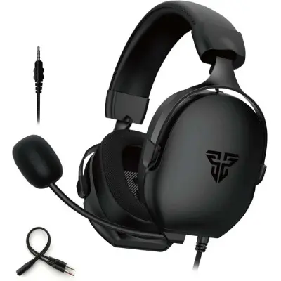 Накладні ігрові навушники-гарнітура з мікрофоном PC Fantech MH92 Carbon Чорні Накладні ігрові навушники-гарнітура з мікрофоном PC Fantech MH92 Carbon Чорні