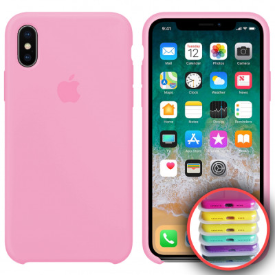 Чехол накладка HC iPhone XR Розовая (6) Light Pink