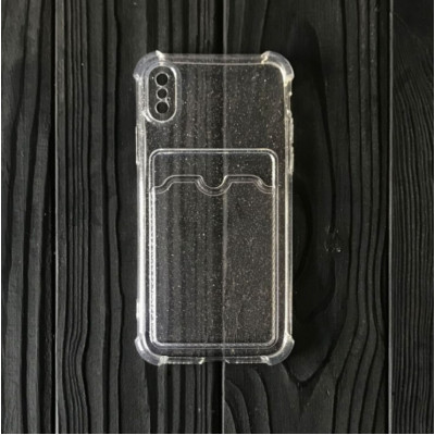 Чохол накладка Card Case Briliant iPhone X Прозора