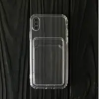 Чехол накладка Card Case iPhone X Прозрачная