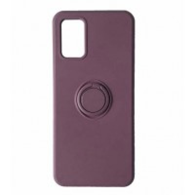 Чехол накладка Ring Xiaomi Redmi 9A Вишневая-фиолетовая