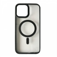 Чехол накладка Crystal Guard MagSafe iPhone 12/12 Pro Черная