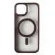 Чохол накладка Crystal Guard MagSafe iPhone 12/12 Pro Марсала
