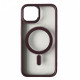 Чохол накладка Crystal Guard MagSafe iPhone 13 Марсала