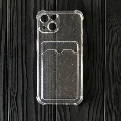 Накладка Card Case Briliant iPhone 14 Прозрачная