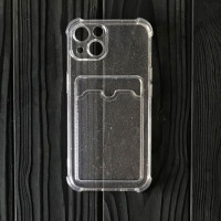 Чохол накладка Card Case Briliant iPhone 14 Plus Прозора Чохол накладка Card Case Briliant iPhone 14 Plus Прозора