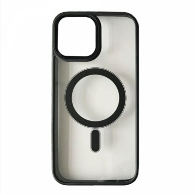 Чехол накладка Crystal Guard MagSafe iPhone 13 Pro Черная