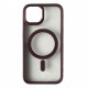 Чохол накладка Crystal Guard MagSafe iPhone 13 Pro Марсала